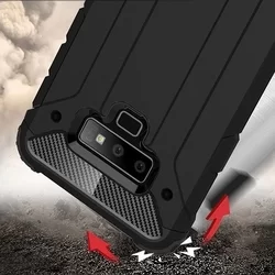 Telefontok Samsung N960 Galaxy Note 9 - Defender fekete ütésálló hátlap tok-2