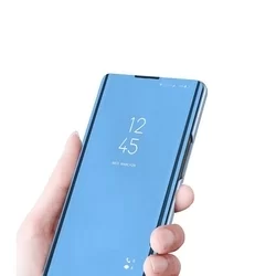 Telefontok Xiaomi Redmi Note 8 Pro - Kék Clear View Tok-1