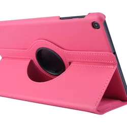 Tablettok Samsung Galaxy Tab A 10.1 2019 (SM-T510, SM-T515) - hot pink fordítható műbőr tablet tok-4