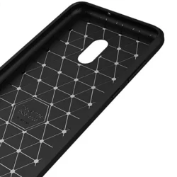 Telefontok Xiaomi Redmi 8A - Forcell Fiber Carbon fekete szilikon tok-4