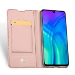 Telefontok Honor 20 Lite / Honor 20e - Dux Ducis rose gold kinyitható tok-1