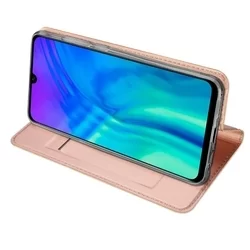 Telefontok Honor 20 Lite / Honor 20e - Dux Ducis rose gold kinyitható tok-3