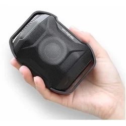 Bluetooth hangszóró: W-KING S8 fekete, cseppálló bluetooth LED-es hangszóró 3W-2