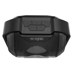 Bluetooth hangszóró: W-KING S8 fekete, cseppálló bluetooth LED-es hangszóró 3W-4