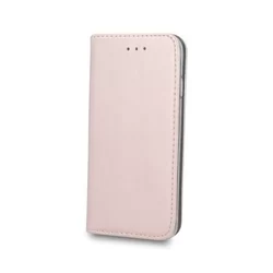 Telefontok Xiaomi Mi Note 10 / Mi Note 10 Pro - Magnetic rosegold szilikon keretes mágneses könyvtok-1