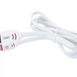 Kábel: UNIQ fehér Micro USB gyorstöltő kábel 2.1 A-1