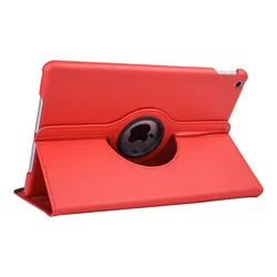Tablettok iPad 2019 10.2 (iPad 7) - piros fordítható műbőr tablet tok-5