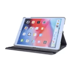 Tablettok iPad 2019 10.2 (iPad 7) - ezüst fordítható műbőr tablet tok-6