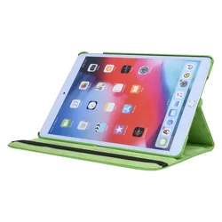 Tablettok iPad 2019 10.2 (iPad 7) - zöld fordítható műbőr tablet tok-6