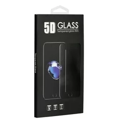 Üvegfólia LG K50S - 5D full glue, szuper kemény tokbarát fólia fekete kerettel-1