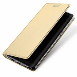 Telefontok Samsung Galaxy Note 8 - Dux Ducis arany flipcover tok-1
