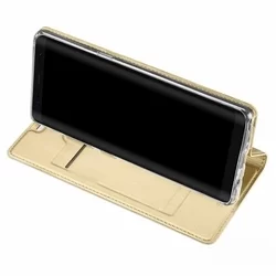Telefontok Samsung Galaxy Note 8 - Dux Ducis arany flipcover tok-2