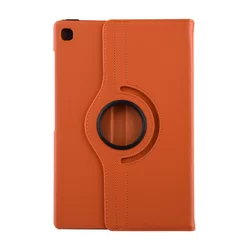 Tablettok Samsung Galaxy Tab S5e 10.5 (10.5 col) - narancssárga fordítható műbőr tablet tok-4