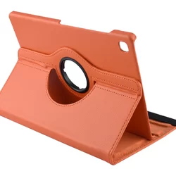 Tablettok Samsung Galaxy Tab S5e 10.5 (10.5 col) - narancssárga fordítható műbőr tablet tok-5