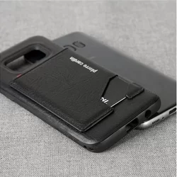 Telefontok Samsung Galaxy S8 - Pierre Cardin Bőr + Szilikon Tok -Fekete A (8719273131275)-2