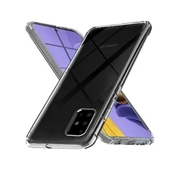 Telefontok Samsung Galaxy A51 - ütésálló átlátszó tok-1