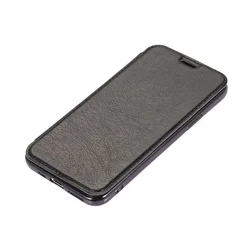 Telefontok Samsung Galaxy A51 - fekete-átlátszó könyvtok-1
