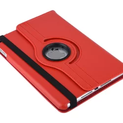 Tablettok iPad Mini Mini 4 (2015) / Mini 5 (2019) - piros fordítható műbőr tablet tok-4