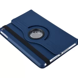 Tablettok iPad Mini 4 (2015) / Mini 5 (2019) - kék fordítható műbőr tablet tok-7