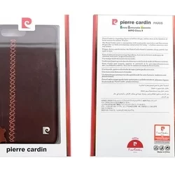 Telefontok Pierre Cardin Valódi Bőr Tok Fekete IPhone 7 Plus / 8 Plus (8719273230046)-1