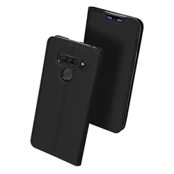 Telefontok LG K50S - Dux Ducis fekete flipcover tok-2