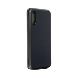 Telefontok Samsung Galaxy A50S - Lefelé nyíló mágneses Elegance Flexi Fliptok fekete-1