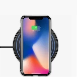 Telefontok iPhone 7 / 8 / SE 2020 - Magnetic ezüst, mágneses fém keretes tok, átlátszó üveg hátlappal-4