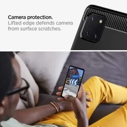 Telefontok Samsung Galaxy Note10 Lite - SPIGEN Rugged Armor fekete tok-5