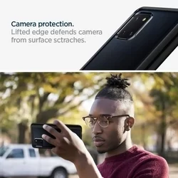 Telefontok Samsung Galaxy Note10 Lite - SPIGEN Matte Fekete tok-4