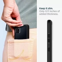 Telefontok Samsung Galaxy Note10 Lite - SPIGEN Matte Fekete tok-6