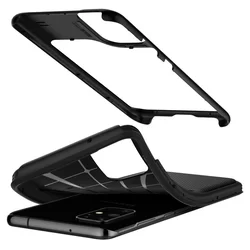 Telefontok Samsung Galaxy S20+ (S20 Plus) - SPIGEN HYBRID Matt fekete tok-4