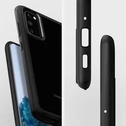Telefontok Samsung Galaxy S20 - SPIGEN ULTRA HYBRID Fekete keretes átlátszó tok-7