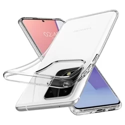Telefontok Samsung Galaxy S20 Ultra - SPIGEN Crystal Clear Átlátszó tok-5