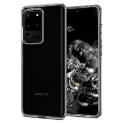 Telefontok Samsung Galaxy S20 Ultra - SPIGEN Crystal Clear Átlátszó tok-9