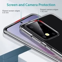 Telefontok Samsung Galaxy S20 Ultra - ESR Air Shield átlátszó ütésálló, kitámasztható hátlap tok-1