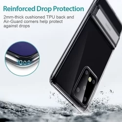 Telefontok Samsung Galaxy S20 Ultra - ESR Air Shield átlátszó ütésálló, kitámasztható hátlap tok-6