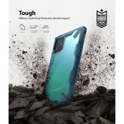 Telefontok Samsung Galaxy A51 - Ringke Fusion X Design kék ütésálló tok-1