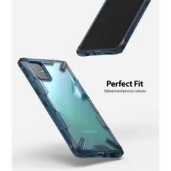 Telefontok Samsung Galaxy A51 - Ringke Fusion X Design kék ütésálló tok-3