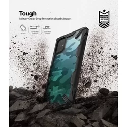 Telefontok Samsung Galaxy A51 - Ringke Fusion X Design terepmintás ütésálló tok-6