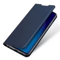 Telefontok Xiaomi Redmi Note 8T - Dux Ducis kék flipcover tok-3