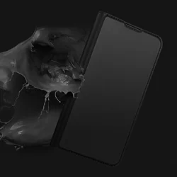 Telefontok Xiaomi Redmi Note 8T - Dux Ducis fekete kinyitható tok-2