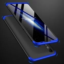 Telefontok Samsung Galaxy A40 - GKK Protection 3in1 - fekete-kék tok-6