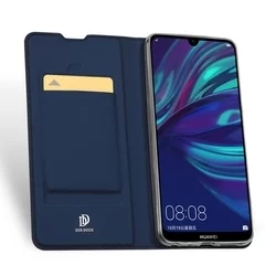 Telefontok Huawei P Smart 2019 - Dux Ducis kék flipcover tok-2