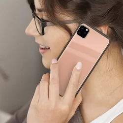 Telefontok Samsung Galaxy A51 - Forcell pink üveg hátlaptok-3