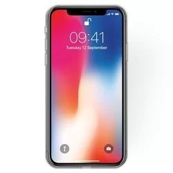 Telefontok iPhone X / iPhone XS - ezüst Shiny tok-1