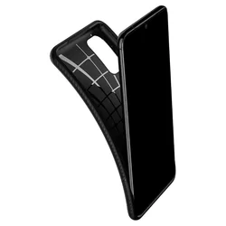 Telefontok Samsung Galaxy S20 - SPIGEN LIQUID AIR Matt fekete tok-5