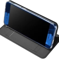 Telefontok Honor 9 - Dux Ducis szürke flipcover tok-4
