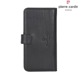 Telefontok Pierre Cardin Kihajtható Valódi Bőr Tok IPhone 7 Plus / 8 Plus - Fekete (8719273206126)-3