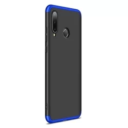Telefontok Huawei P30 Lite - GKK Protection 3in1 - fekete-kék hátlaptok-1