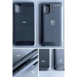 Telefontok Huawei P40 Lite - Carbon Fiber fekete szilikon tok-5